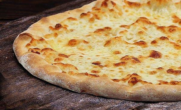 Half and Half Cheese Pizza · 