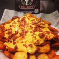 Steak Fries with Cheese and Bacon · 