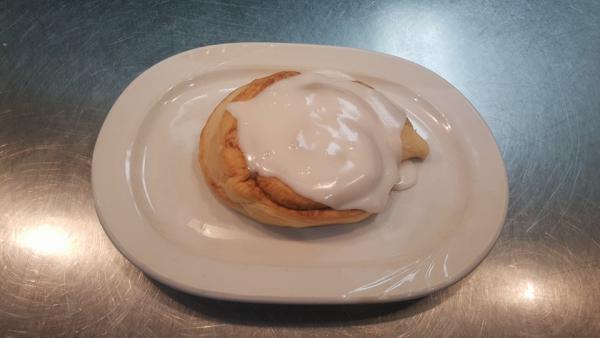 Cinnamon Roll · Sweet rolled pastry that has been seasoned with cinnamon.