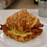 Croissant Egg Sandwich · Omelette, Cheddar Cheese, Chive