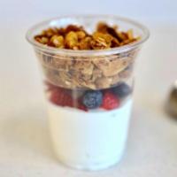 Yogurt Parfait · Homemade Granola, Vanilla Cage Yogurt, Fresh Berries