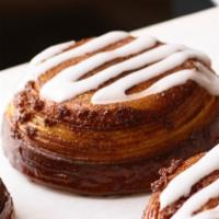 Cinnamon Roll · Buttery dough rolled with cinnamon and dark brown sugar.