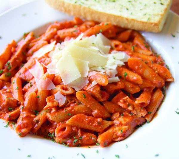 Build Your Own Pasta · Choice of pasta, sauce and topping. Add extras for an additional charge.