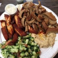 2 Meat Combo Plate · Choice of 2 meats and 2 sides.
