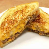 Patty Melt Lunch · 1/4 lb. patty served with grilled onion and cheese on sourdough bread.