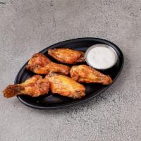 Chicken Wings · Served with your choice of flavor. Extra sauce for an additional charge.