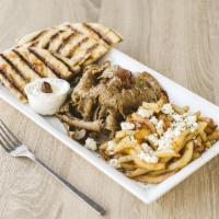 Yeero Lovers Platter · Choice of yeero meat. Sliced beef and lamb, pork or chicken yeero served with a side of tzat...