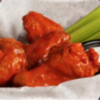 Classic Wings · Your choice of flavor. Served with one side of dipping sauce.