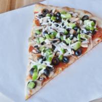 Supreme Pizza Slice · Pepperoni, meatball, mushroom, green pepper and black olive.