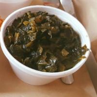 Regular collard Greens · 6 oz. and serve for one person.