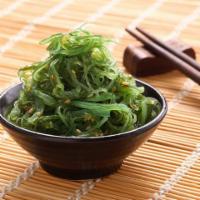 Seaweed Salad · Wakame seaweed, sesame oil and sesame seeds.