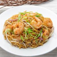 Shanghai Lo Mein · Choice of shrimp, chicken, beef or vegetables with bean sprouts, scallions, cabbage, carrots.