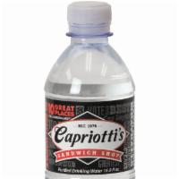 Capriotti's Water · 20oz. bottled water.