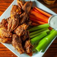 10 Wings · Choose how you want them! Mild is mild, Buffalo is a little spicier, hot is hot and old bay ...