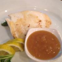 Miso Chilean Seabass · Grilled Chilean sea bass in a miso sauce.