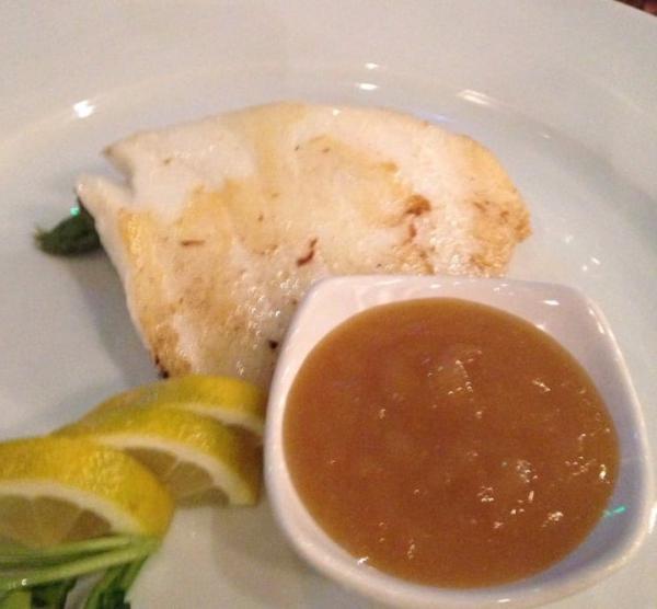 Miso Chilean Seabass · Grilled Chilean sea bass in a miso sauce.