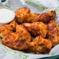 Bone-In Wings · 8 succulent chicken wings smothered in your favorite mouth-watering sauce (Mild, Hot, or Bar...