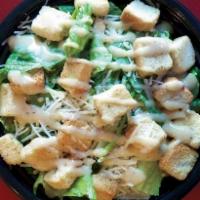 Caesar Salad · A classic favorite! Romaine lettuce dressed with shredded parmesan cheese and croutons, with...