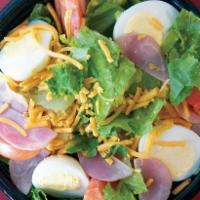 Chef Salad · Our ever-popular Chef Salad goes great as either a side or a main dish! Crisp romaine and ic...