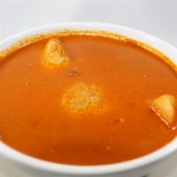 Chilate de Pollo Soup · Spicy chicken soup.