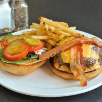 A.B.C. Burger · The Atlanta Breakfast Club burger comes with two 4 oz. all beef patties, apple-wood smoked b...
