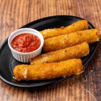 Mozzarella Sticks · Handmade using Wisconsin's finest mozzarella and breaded with an exquisite herb seasoning. S...