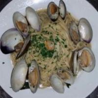 Linguine alle Vongole · With little neck clams in white or red sauce.