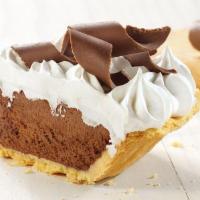 French Silk Pie  · Velvety smooth chocolate silk covered with real whipped cream and milk chocolate curls, insi...