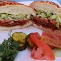 15. BLT Sandwich · Regular mayo, lettuce and tomato. Cajun mayo, deli mustard, lettuce, tomato, red onion and p...
