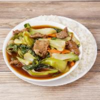 C35. Bokchoy with Beef · 