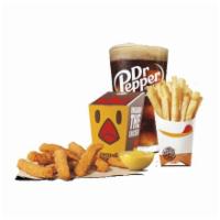 Chicken Fries - 9 Pc Meal · Made with white meat chicken, our Chicken Fries are coated in a light crispy breading season...