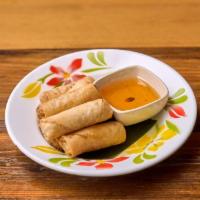 Po Pia Thod · Deep fried spring rolls with mixed vegetable and glass noodle. 