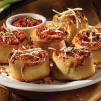 SICILIAN PEPPERONI ROLLS™ · Signature dough, pepperoni, fresh green onions & cheese. Served with signature red sauce