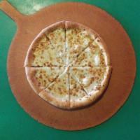 Alfredo Pizza · Alfredo sauce, mozzarella cheese and your choice of a topping.