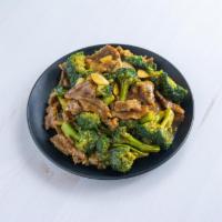 Beef Broccoli · Stir-fried beef with fresh broccoli.