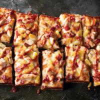 Small Aloha BBQ Chicken Pizza · Premium mozzarella, grilled chicken, pineapple, bacon and BBQ sauce.