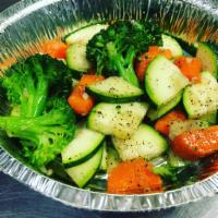 Side Sauteed Vegetables · A mixture of fresh vegetables sauteed with salt, pepper and extra virgin olive oil. 