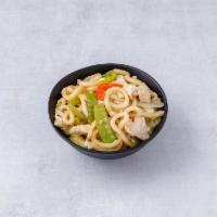 1. Yaki Udon · Stir fried Japanese udon noodles with vegetables. Choice of beef, pork, shrimp or chicken.