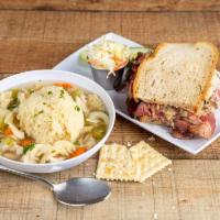 1/2 Sandwich and Bowl of Homemade Soup · Please contact restaurant for daily soup selection.
