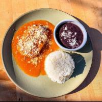 Chile Relleno KIt (Served Cold) · 1 Chile Relleno Rice Beans Tortillas