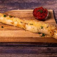 Foot Long Pizza Roll · With 1 topping. With marinara sauce.
