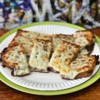 Garlic Bread with Mozzarella Cheese · Two thin slices (6