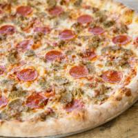 Meat Lovers Pizza · Pepperoni, sausage, ham and meatballs. 