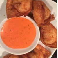 Crabmeat Rangoon (5 PCS) · Fried wonton filled with crabmeat and cream cheese.