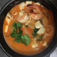 Spicy Seafood Hot Pot · 