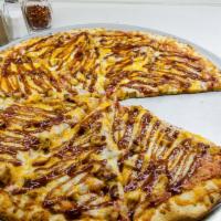 BBQ Chicken Lover Pizza · Grilled chicken, onion, cheddar cheese and BBQ sauce.