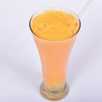Mango Lassi · Yogurt drink made with mango.