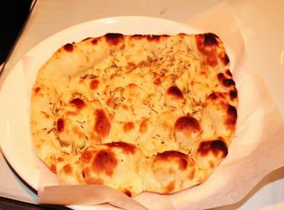 Rosemary Naan · With rosemary. From the tandoor.