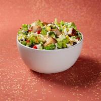 Salad · Served with your choice of protein, chopped romaine lettuce, beans, pico de gallo, shredded ...