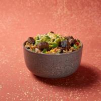 Homewrecker Burrito Bowl · Your choice of protein, seasoned rice, beans, shredded cheese, pico de gallo and handmade gu...